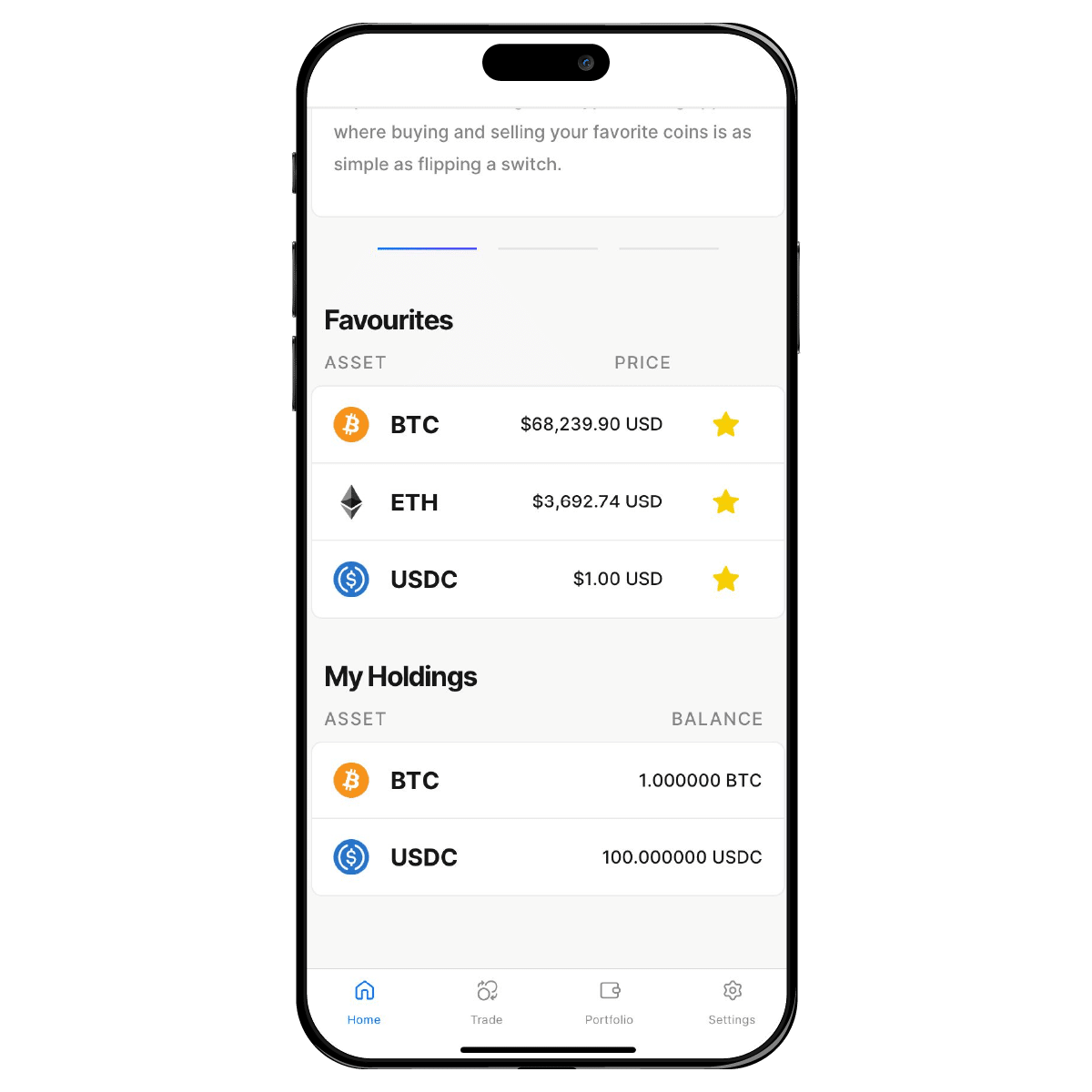 Chainmyne Crypto Trading App - Mockup 4